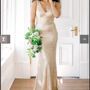 Revelry Dakota Black Sequin Dress